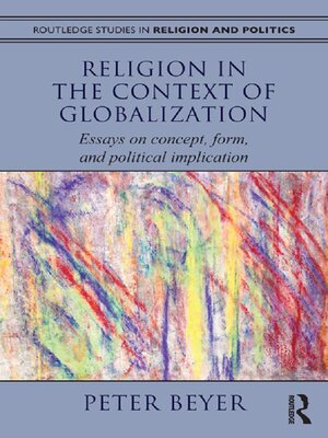 cover image of Religion in the Context of Globalization